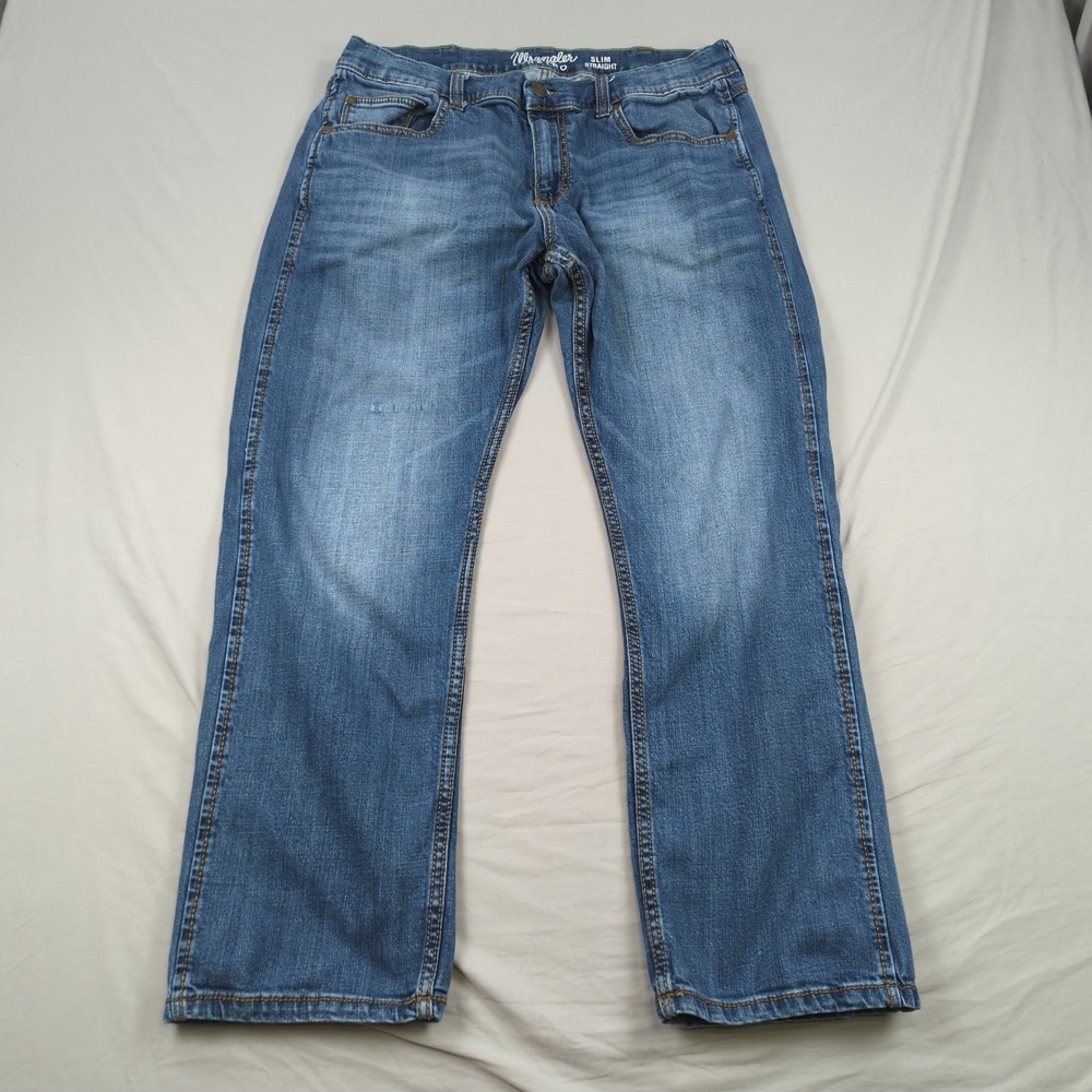 Wrangler Jeans‎ Mens 36x30 Blue Retro Slim Straight Casual Western American
